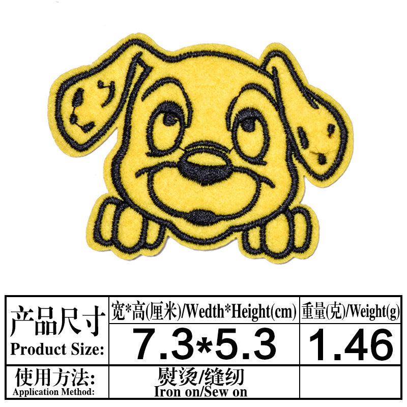 Wholesale Cute Cartoon Animal Embroidery Patches Cloth Set Of 12 For Clothing Repair And Decoration OLY Exclusive