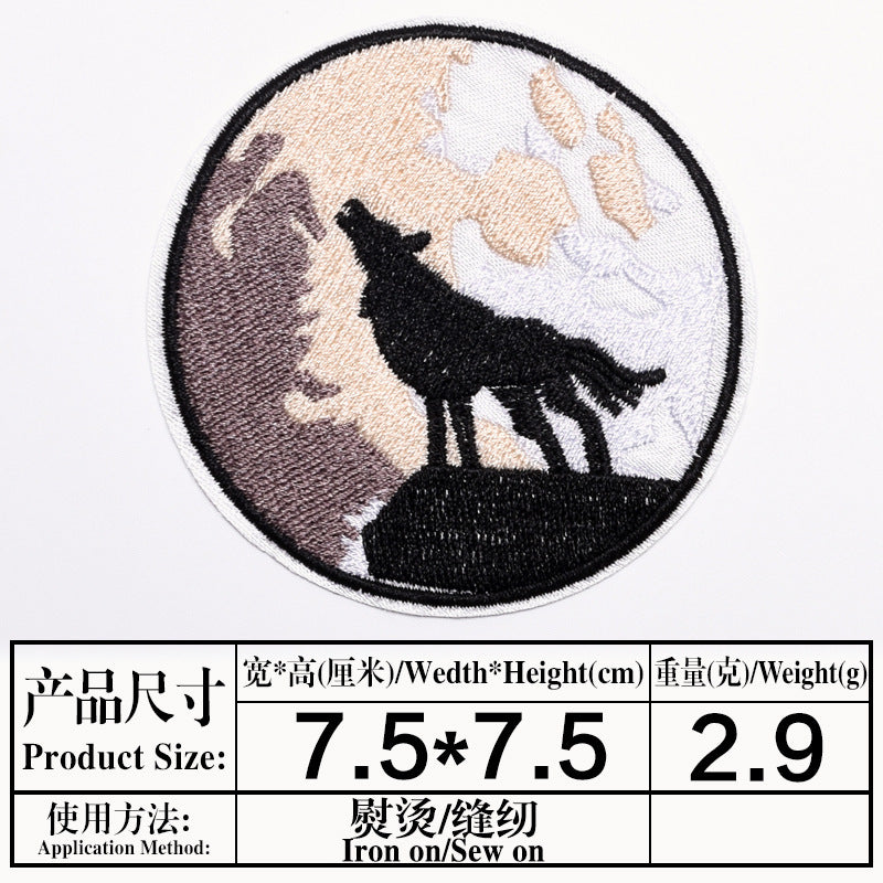 Wholesale Trendy Cartoon Embroidery Patch Decorative Cloth Patch For Clothing Repair Gift Boutique Resale Accessory