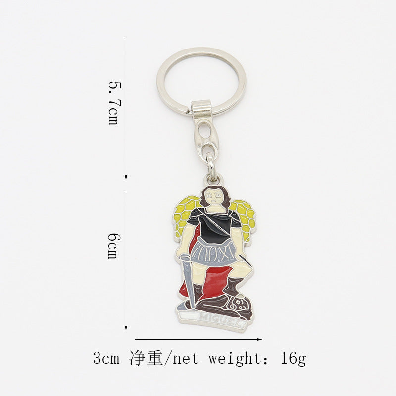 Wholesale Colorful Pendant Creative Alloy Keychain