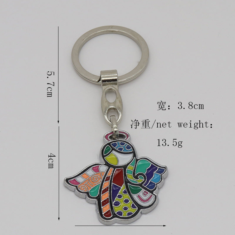 Wholesale Colorful Pendant Creative Alloy Keychain