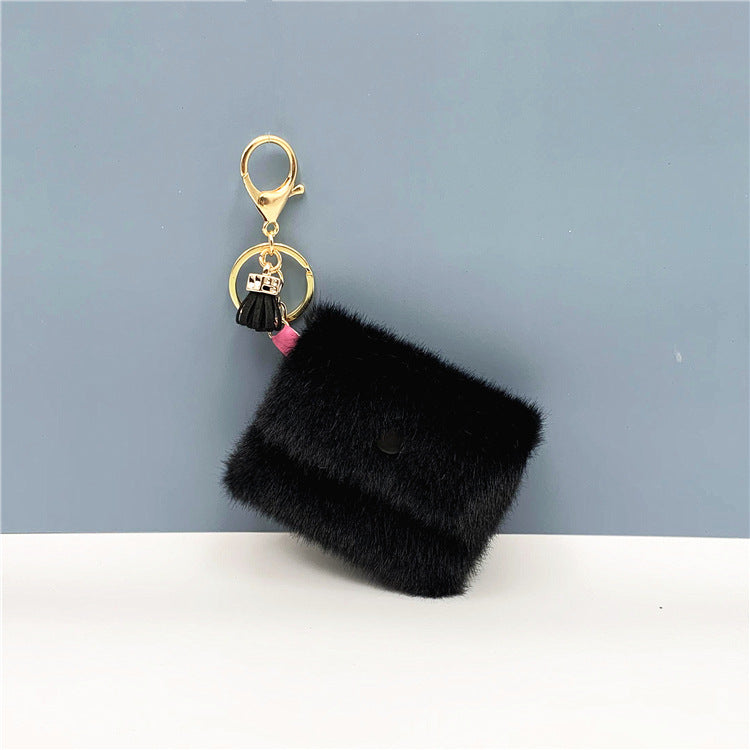 Wholesale Cute Candy Color Mini Coin Purse Keychain