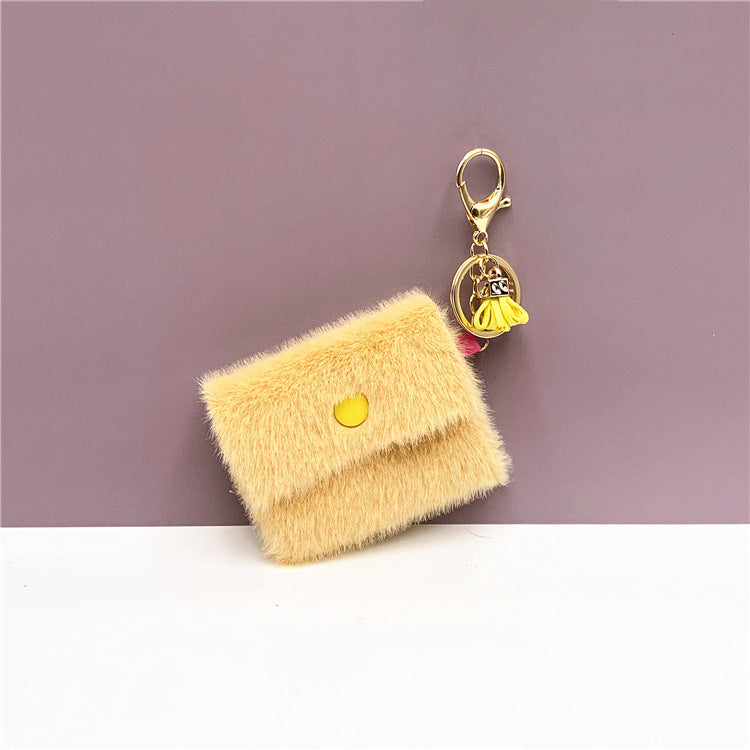 Wholesale Cute Candy Color Mini Coin Purse Keychain