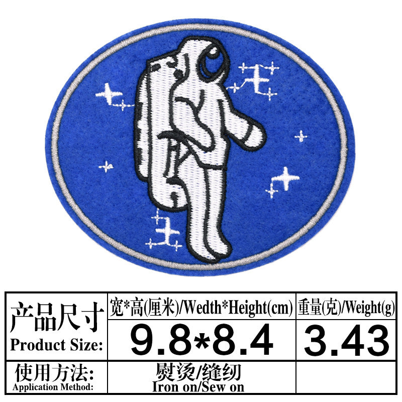 Wholesale Astronaut Air Force Diver Embroidery Patches DIY Clothing Decorative Accessory Casual Party Gift