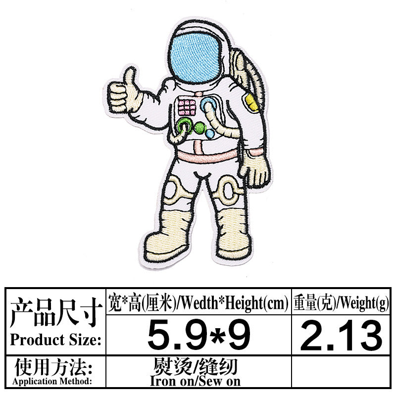 Wholesale Astronaut Air Force Diver Embroidery Patches DIY Clothing Decorative Accessory Casual Party Gift