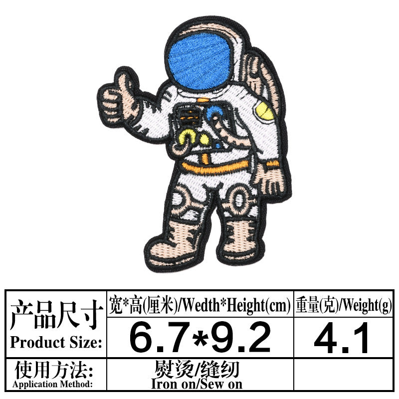 Wholesale Astronaut Air Force Diver Embroidery Patches DIY Clothing Decorative Accessory Casual Party Gift