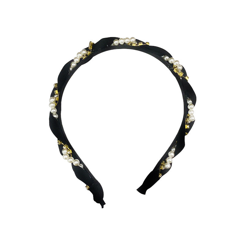 Wholesale Pearl Braided Headband
