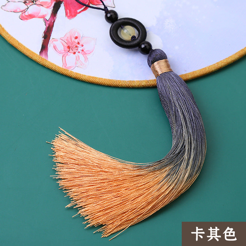 Wholesale 16CM Lucky Beads Gradient Tassel Tassel