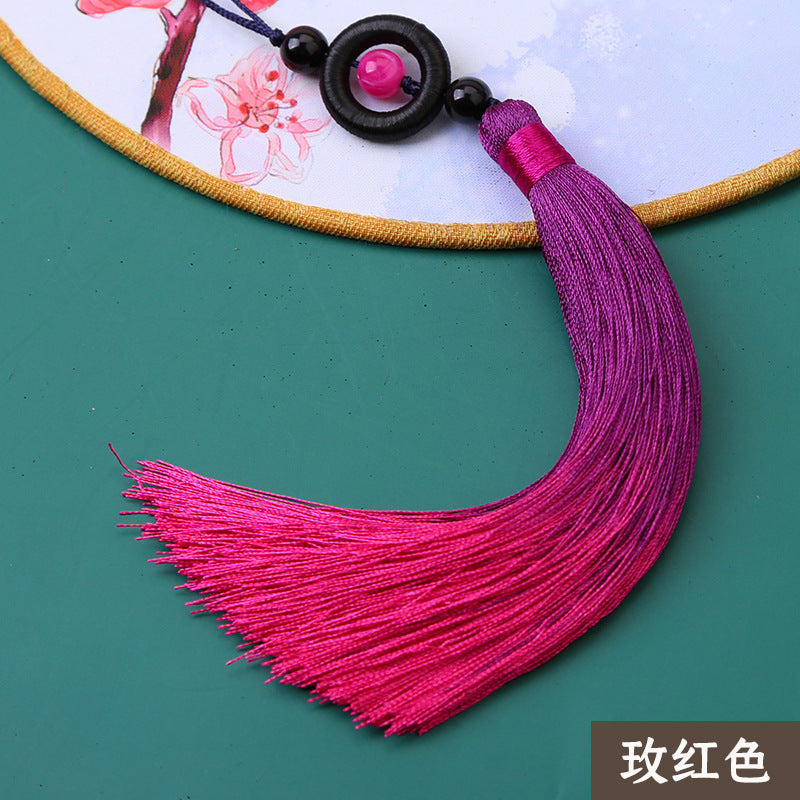 Wholesale 16CM Lucky Beads Gradient Tassel Tassel