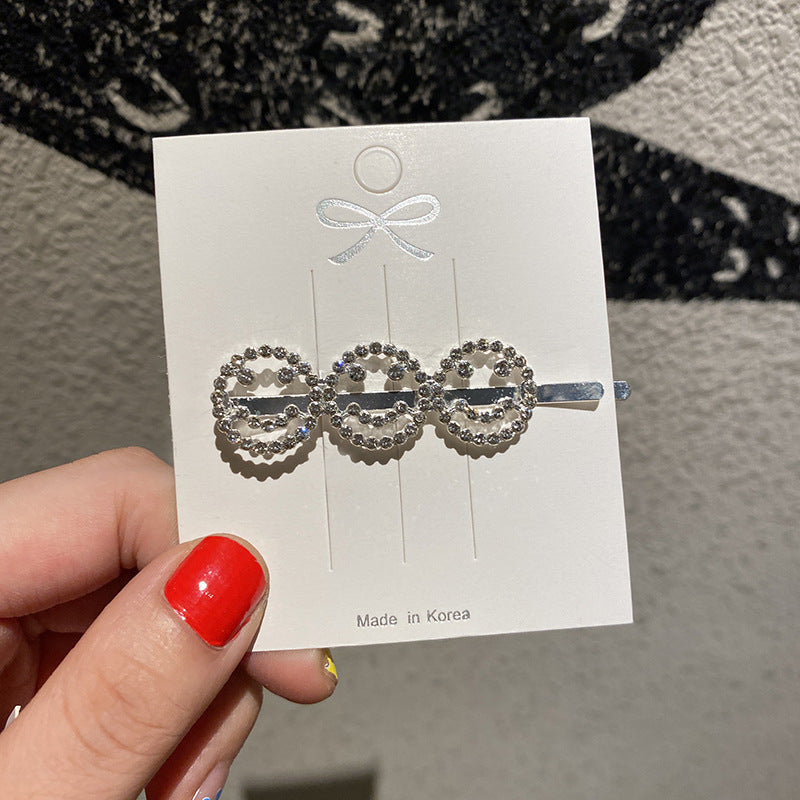 Wholesale English Letter Rhinestone Hairpin