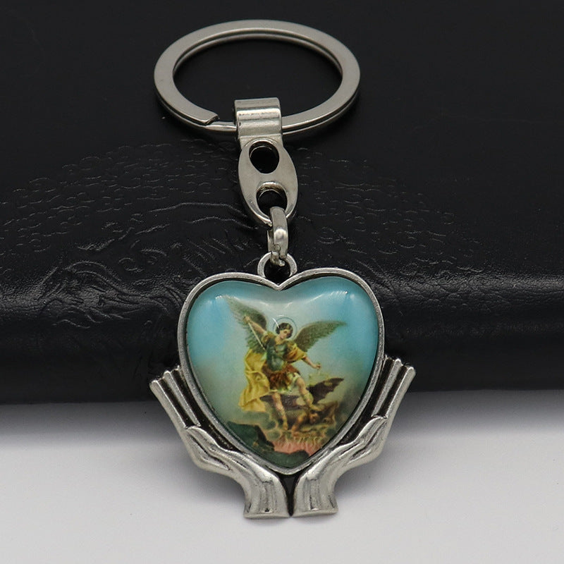 Wholesale Metal Creative Love Album Photo Frame Keychain