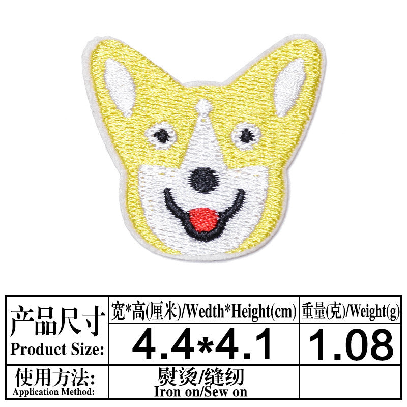 Wholesale Cute Cartoon Animal Embroidery Patches Cloth Set Of 12 For Clothing Repair And Decoration OLY Exclusive