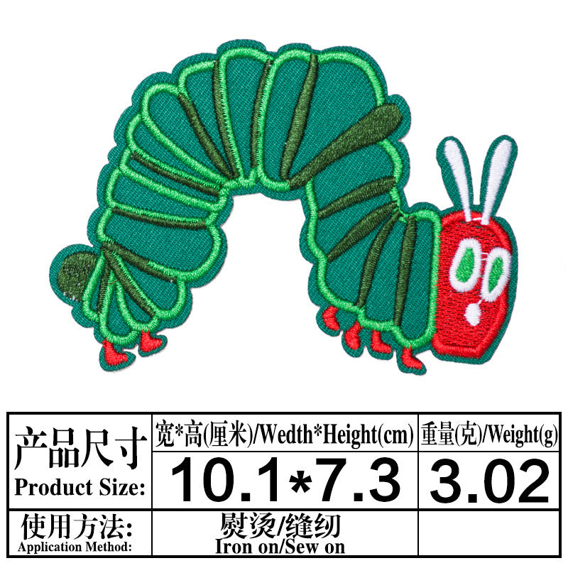Wholesale Cartoon Animal Cloth Embroidery Patch For Clothing DIY Sew On Apparel Decoration