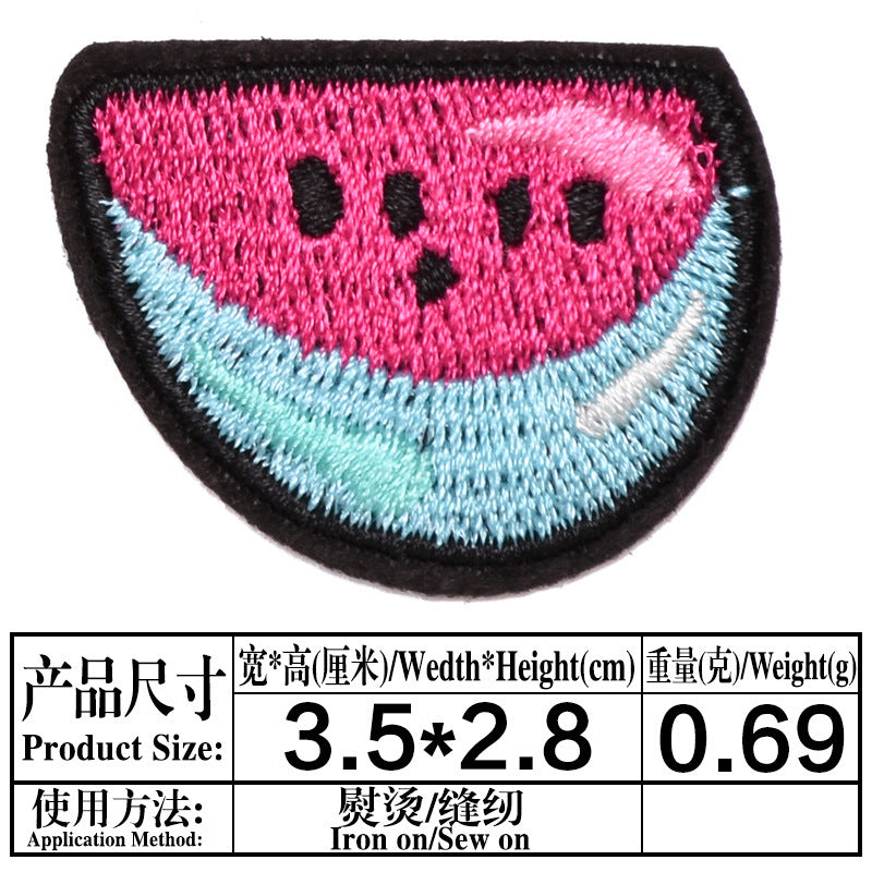 Wholesale Trendy Pineapple Embroidered Cloth Patches 13 Styles For Clothing Bags Hats DIY Craft Supply Fashion Accessory Boutique Gift