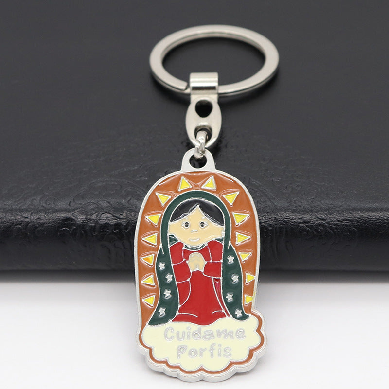 Wholesale Colorful Pendant Creative Alloy Keychain