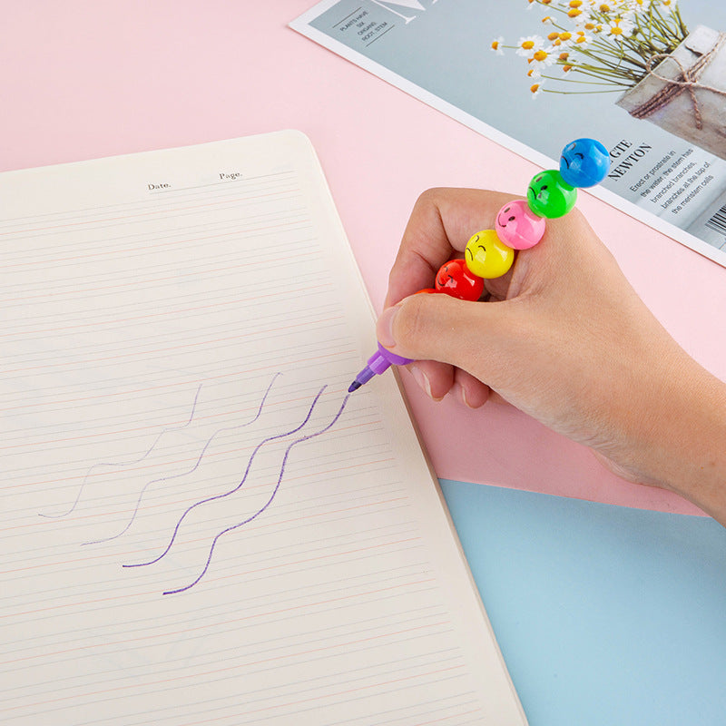 Plástico al por mayor Candado Haws 7 color Crayon Graffiti Pen