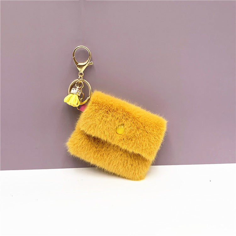 Wholesale Cute Candy Color Mini Coin Purse Keychain