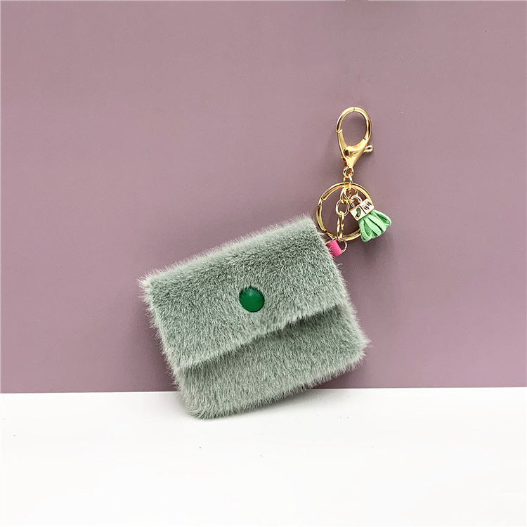 Wholesale Cute Candy Color Mini Coin Purse Keychain