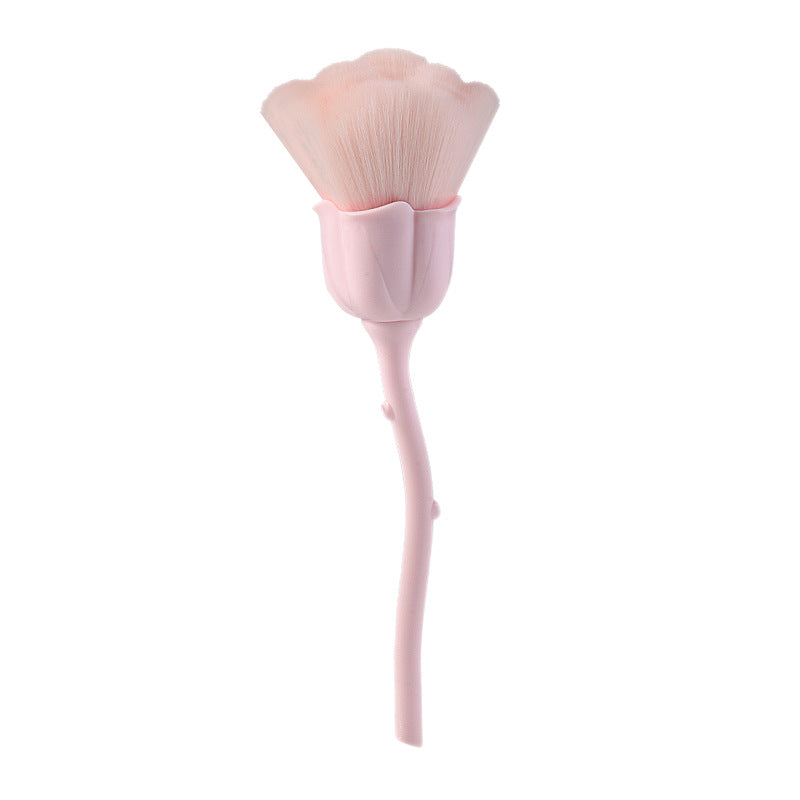 Wholesale Beauty Tools Rose Flower Large Loose Powder Nail Powder Brush Blush Brush Makeup Brush
