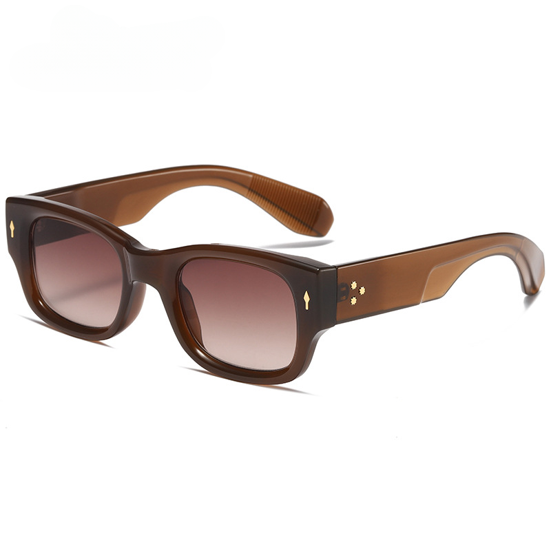 Wholesale Narrow Frame Wide Mirror PC Sunglasses