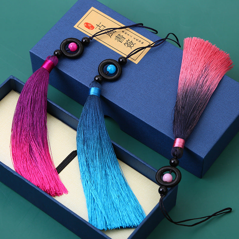 Wholesale 16CM Lucky Beads Gradient Tassel Tassel