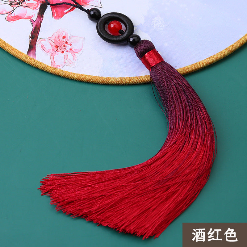 Wholesale 16CM Lucky Beads Gradient Tassel Tassel