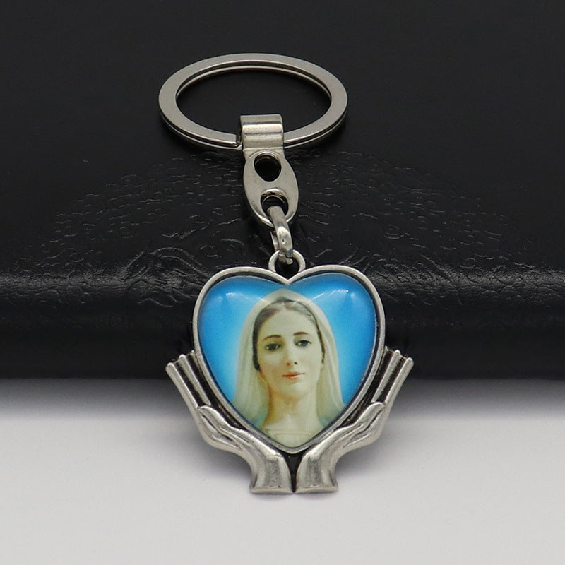 Wholesale Metal Creative Love Album Photo Frame Keychain