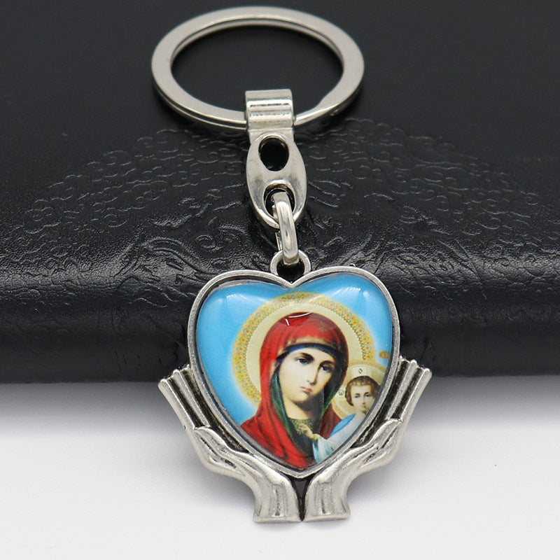Wholesale Metal Creative Love Album Photo Frame Keychain