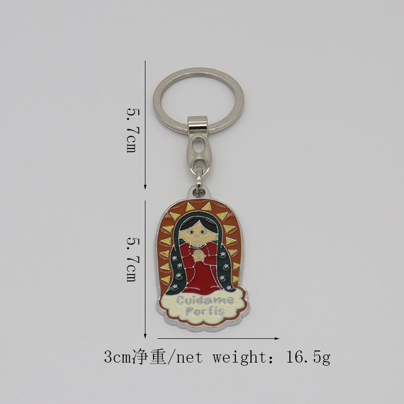 Wholesale Colorful Pendant Creative Alloy Keychain