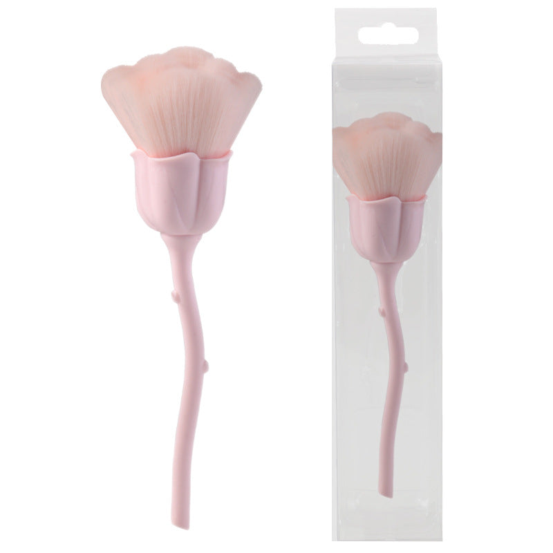 Wholesale Beauty Tools Rose Flower Large Loose Powder Nail Powder Brush Blush Brush Makeup Brush