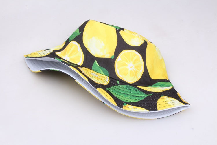 Wholesale Printed Fruit Pattern Bucket Hat