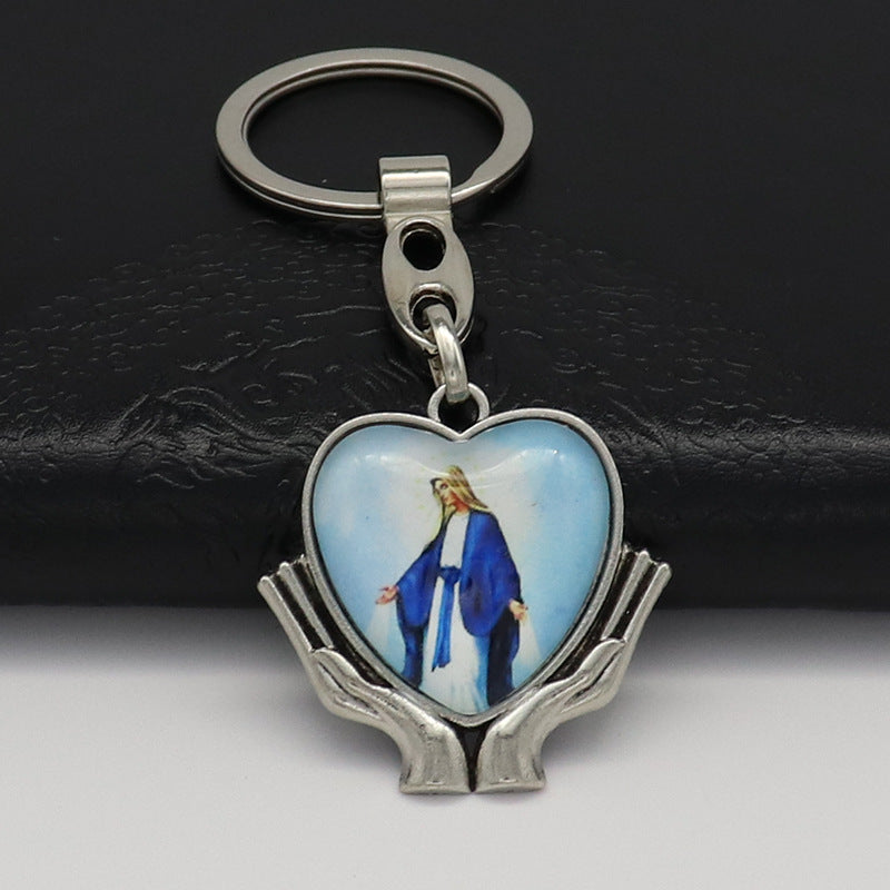 Wholesale Metal Creative Love Album Photo Frame Keychain