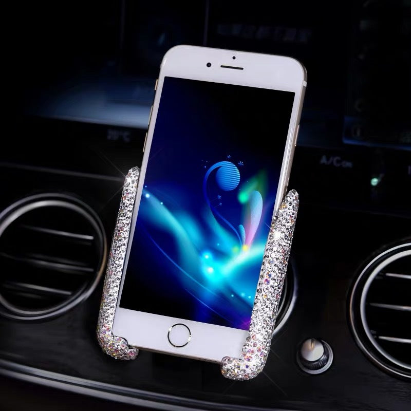 Wholesale Plastic Diamond Car Phone Holder