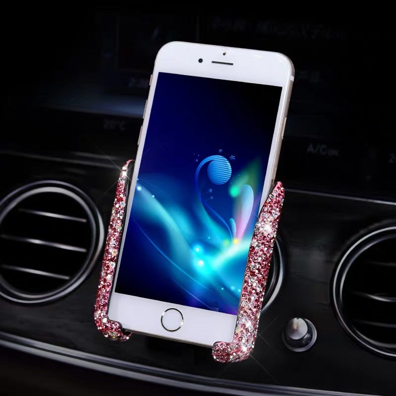 Wholesale Plastic Diamond Car Phone Holder