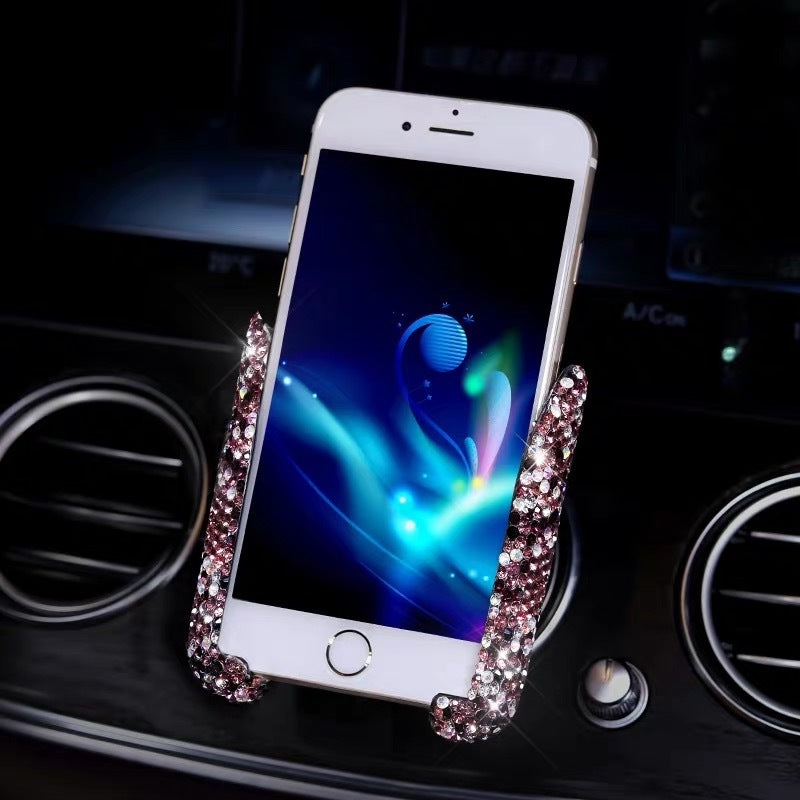Wholesale Plastic Diamond Car Phone Holder