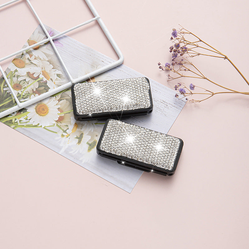 Wholesale Diamond Encrusted Car Seat Belt Plastic Retainer with Clip