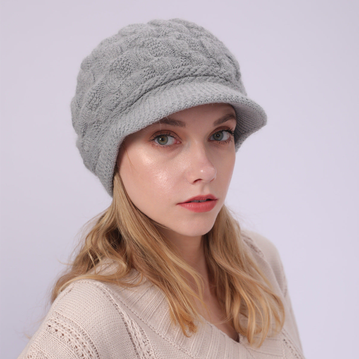Wholesale Velvet Warm Woolen Twist Hat