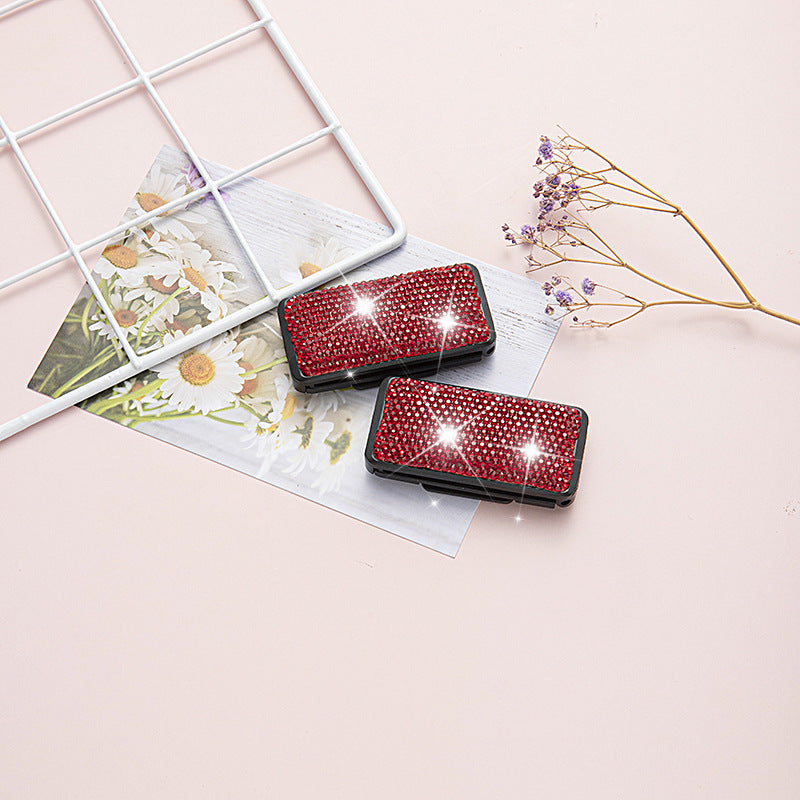 Wholesale Diamond Encrusted Car Seat Belt Plastic Retainer with Clip