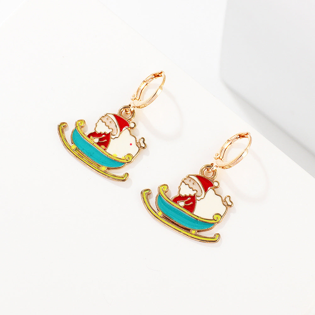 Wholesale Christmas Series EarringsCartoon  Christmas Tree Earring