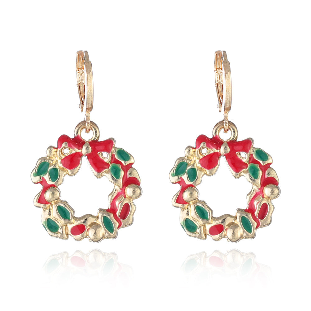 Wholesale Christmas Series EarringsCartoon  Christmas Tree Earring