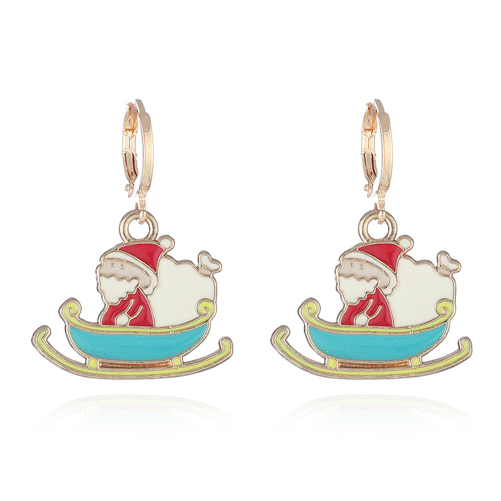 Wholesale Christmas Series EarringsCartoon  Christmas Tree Earring