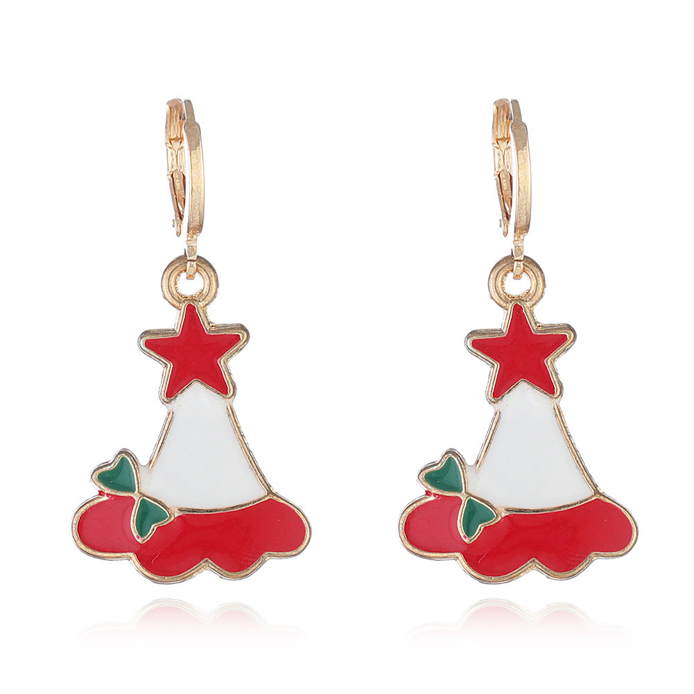 Wholesale Christmas Series EarringsCartoon  Christmas Tree Earring