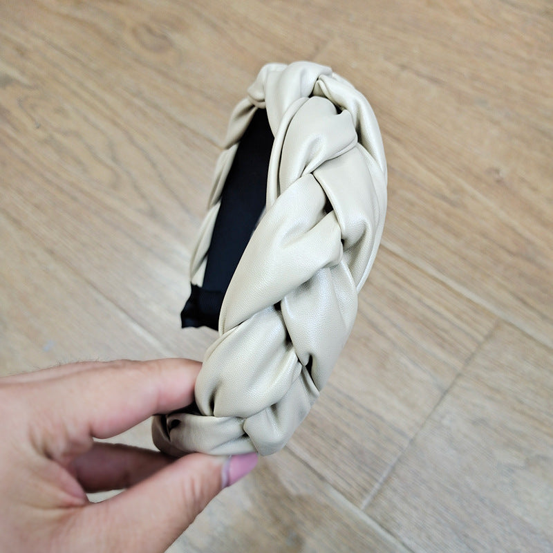 Wholesale Leather Twist Braid Headband