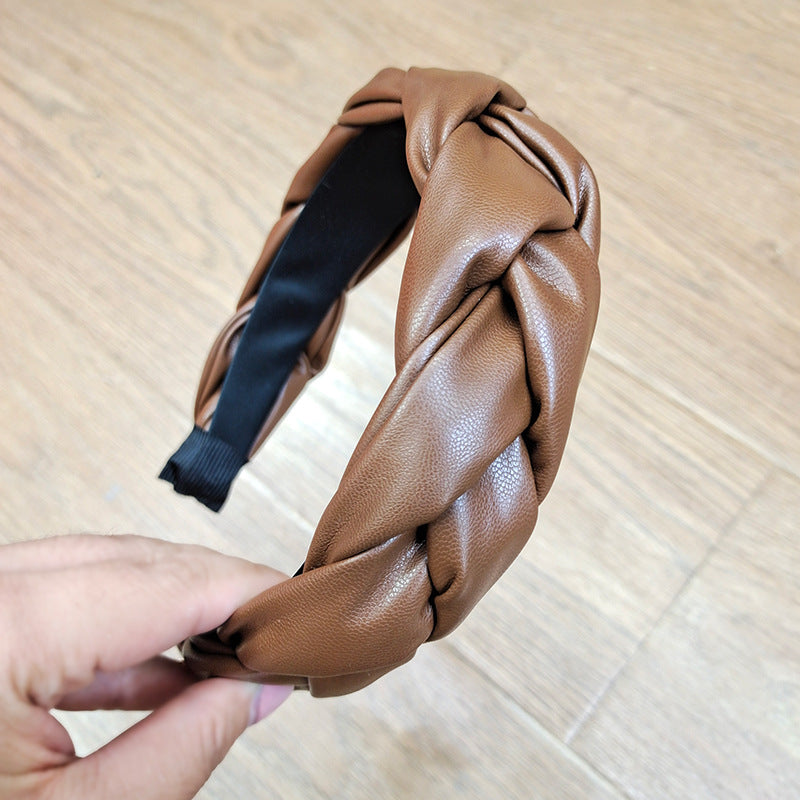 Wholesale Leather Twist Braid Headband