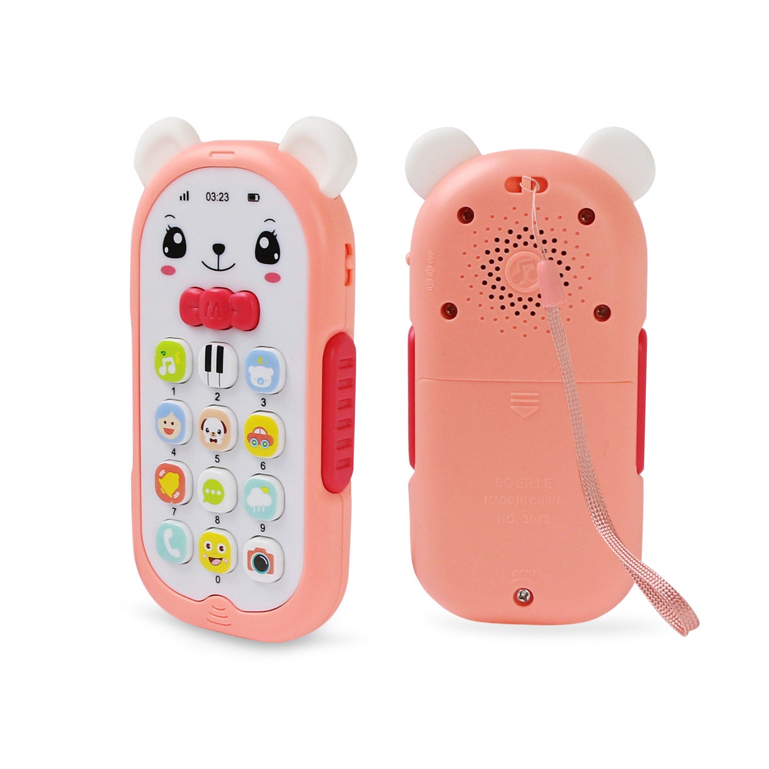Wholesale Plastic Children's  Toys Simulated Lighting, Music, Baby Soothing Small Mobile Phones
