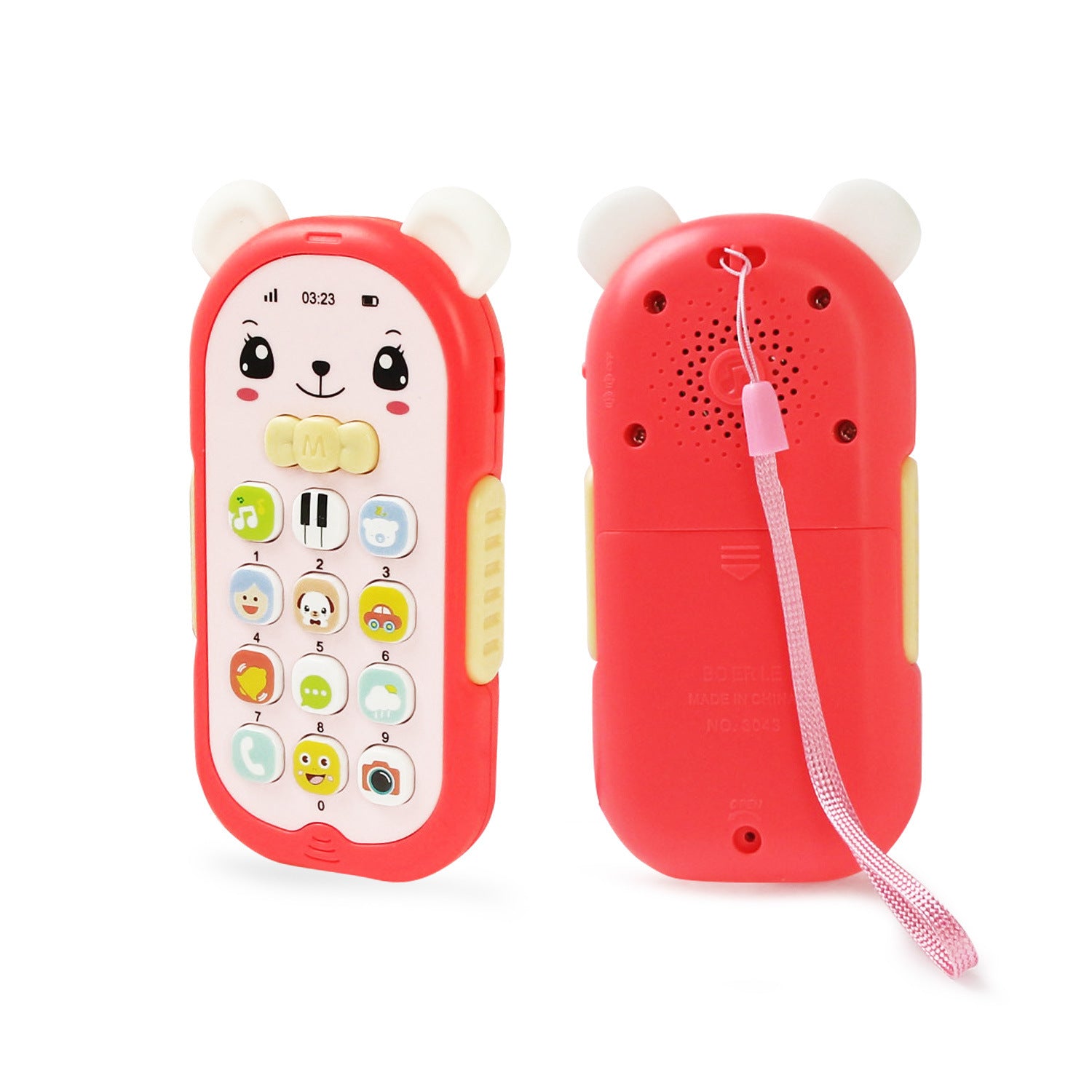 Wholesale Plastic Children's  Toys Simulated Lighting, Music, Baby Soothing Small Mobile Phones