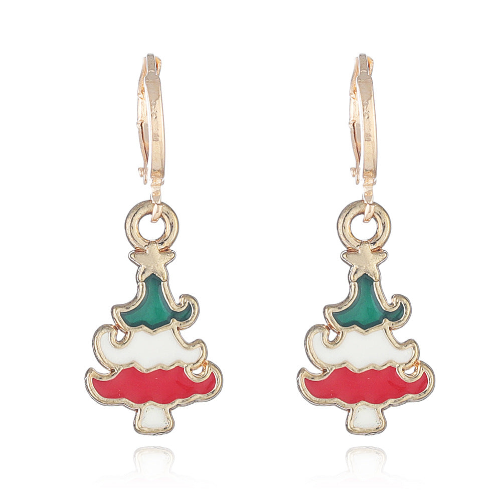 Wholesale Christmas Series EarringsCartoon  Christmas Tree Earring