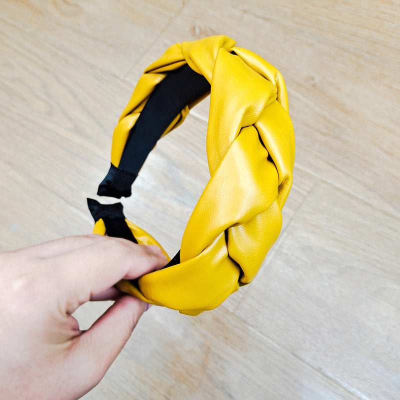 Wholesale Leather Twist Braid Headband