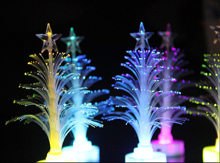 Wholesale LED Colorful Plastic Christmas Trees