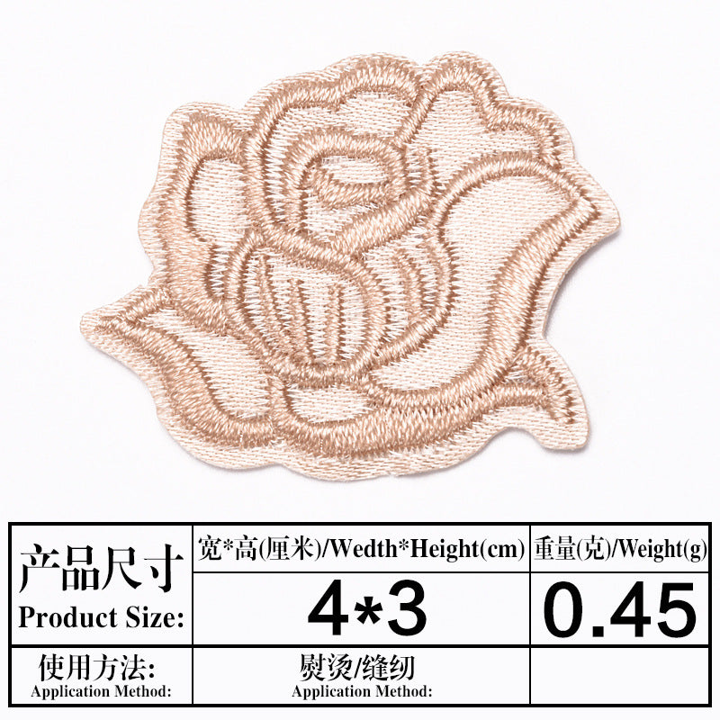 Wholesale Embroidered Fabric Patch Iron On Sew On Clothing And Bedding Repair Chic Decorative Accessory For Boutique Resale