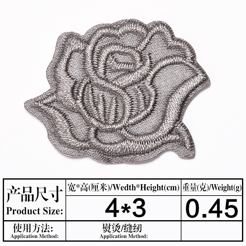 Wholesale Embroidered Fabric Patch Iron On Sew On Clothing And Bedding Repair Chic Decorative Accessory For Boutique Resale
